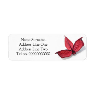 Autumn Red Flower Custom