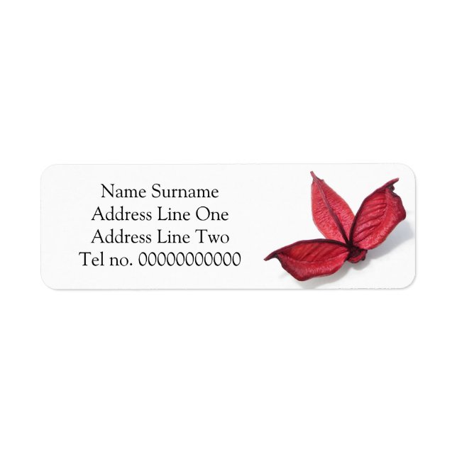 Autumn Red Flower Custom (Front)