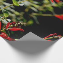 Autumn Red Gift Wraping Paper