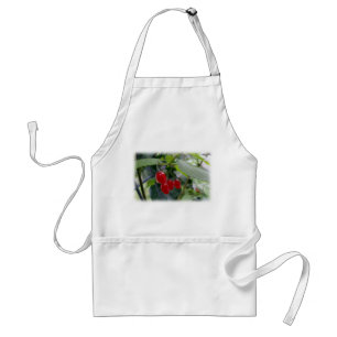 Autumn red spots standard apron