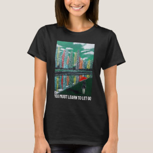 Autumn Reflection Painting by Alfred Fox T-Shirt