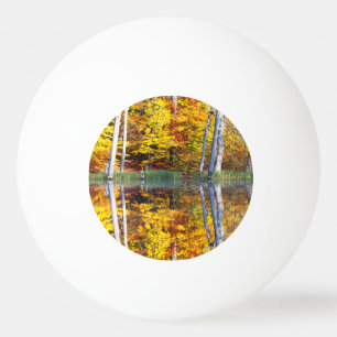 Autumn Reflection Ping Pong Ball