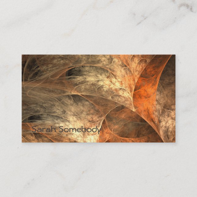 Autumn Riches Fractal Art profile Card (Front)