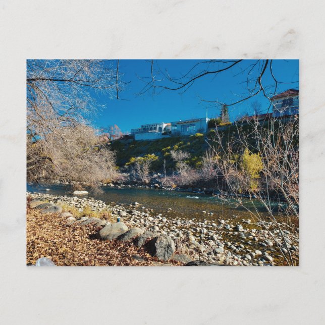 Autumn River Scene Postcard (Front)
