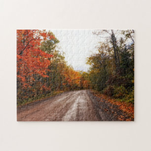 Autumn Road Jigsaw Puzzle