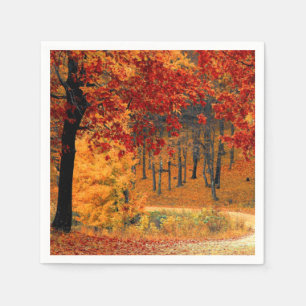 Autumn Road Napkin