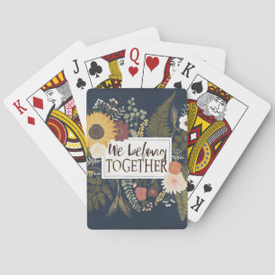 Autumn Romance IV   We Belong Together Playing Cards