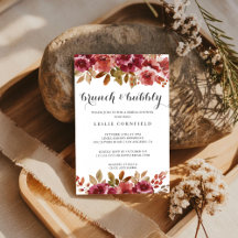 Autumn Rustic Brunch & Bubbly Bridal Shower