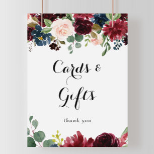 Autumn Rustic Calligraphy Cards and Gifts Sign