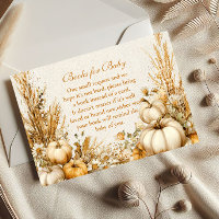 Autumn Rustic Pumpkin Books for Baby 