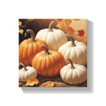 Autumn’s Bounty: A Symphony of Pumpkins Canvas