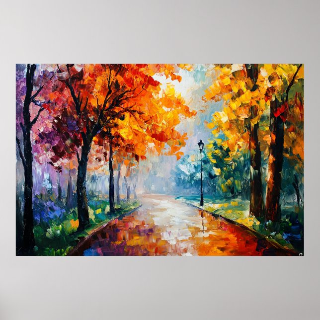 Autumn’s Golden Passage Poster (Front)