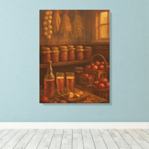 Autumn’s Reward - Golden Harvest Celebration Canvas Print