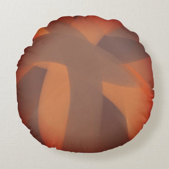 Autumn’s Rustic Elegance Round Cushion (Front)