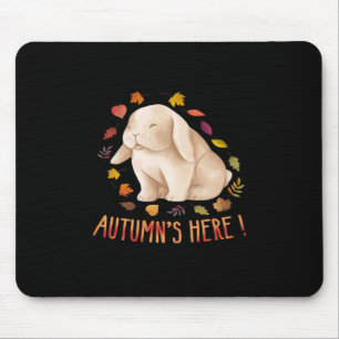 Autumn’s Says Cute Bunny Autumn It’s Fall Y’all Mouse Pad