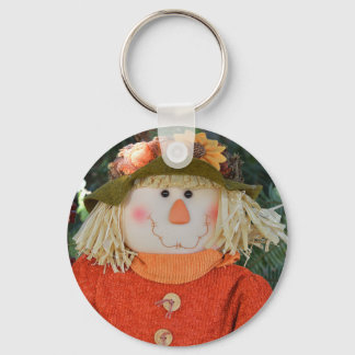 Autumn Scarecrow Doll Key Ring