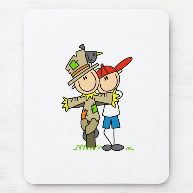 Autumn Scarecrow Mouse Pad (Front)