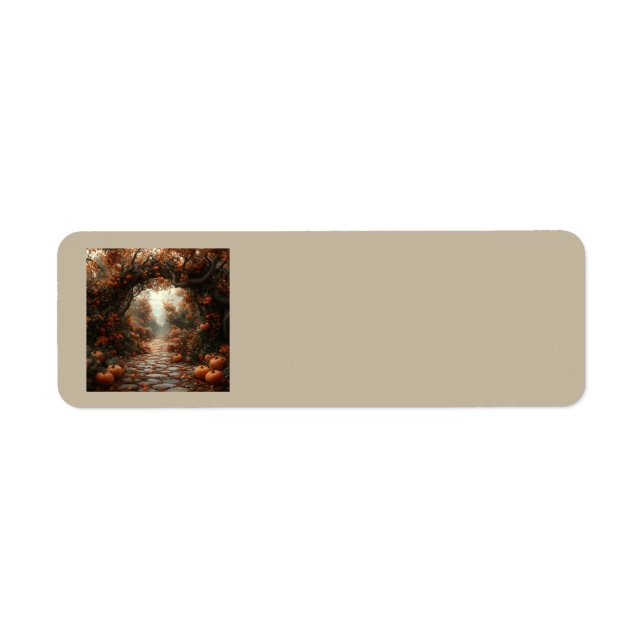 Autumn Scene Address Labels (Front)