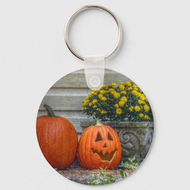 Autumn Scene Key Ring (Front)