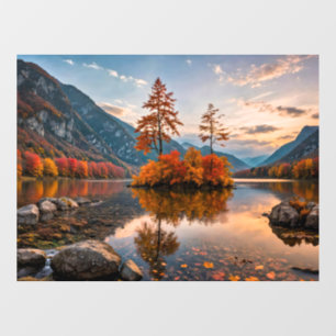 Autumn Scene Window Cling
