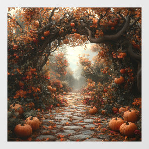 Autumn Scene Window Cling
