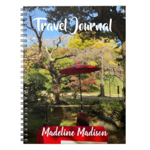 Autumn Scenery at Japanese Garden Notebook