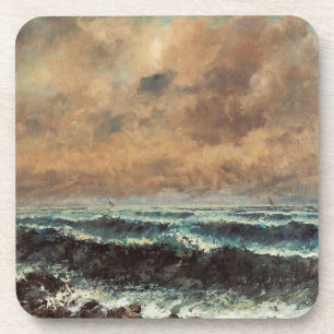 Autumn Sea – Gustave Courbet Coaster