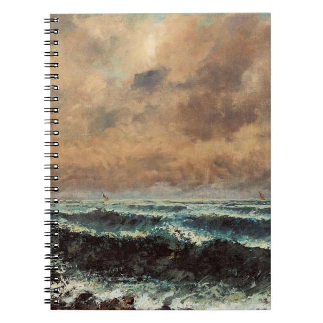 Autumn Sea – Gustave Courbet Notebook (Front)
