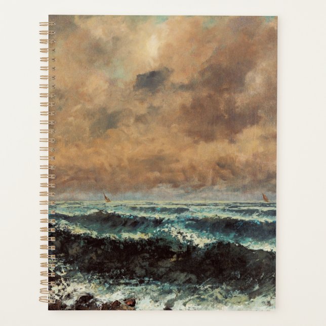 Autumn Sea – Gustave Courbet Planner (Front)
