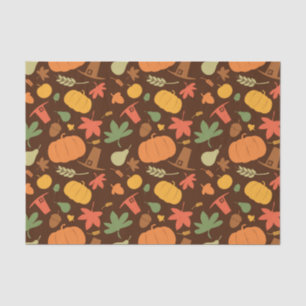 Autumn seamless background, Thanksgiving day. Tissue Paper