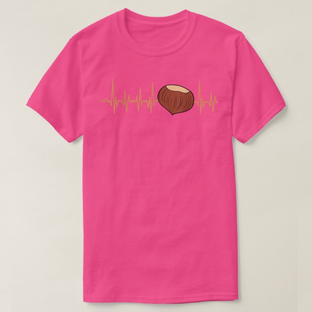 Autumn Season Chestnut Collector Hot Maroni Fan  T-Shirt (Design Front)