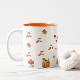 Autumn season coffee mug