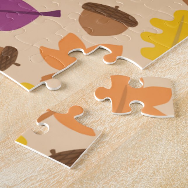 AUTUMN SEASON PATTERN JIGSAW PUZZLE (Side)