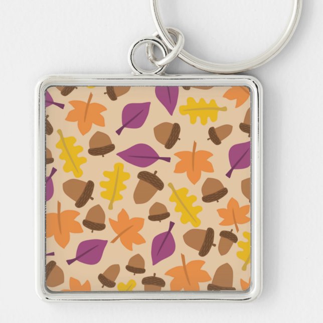AUTUMN SEASON PATTERN KEY RING (Front)