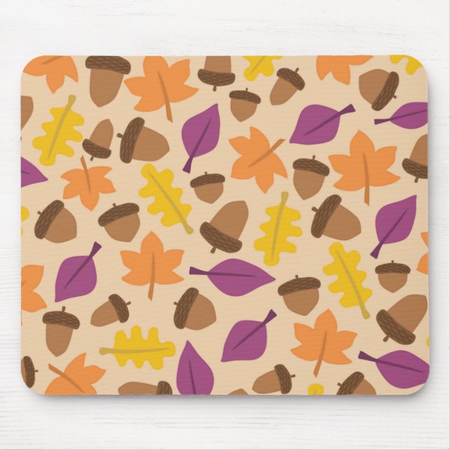AUTUMN SEASON PATTERN MOUSE PAD (Front)