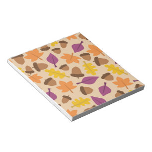 AUTUMN SEASON PATTERN NOTEPAD