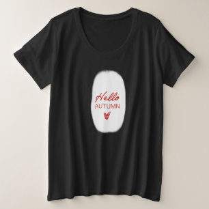 Autumn Season Plus Size T-Shirt