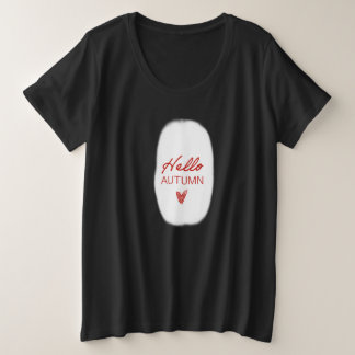 Autumn Season Plus Size T-Shirt