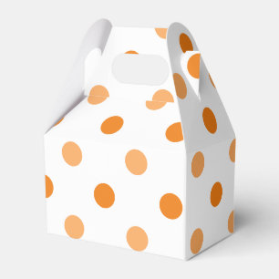 Autumn Season Polka Dot Pattern Favour Box