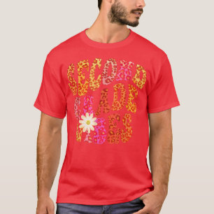 Autumn SECOND GRADE VIBES Teacher Peace Love 2nd G T-Shirt