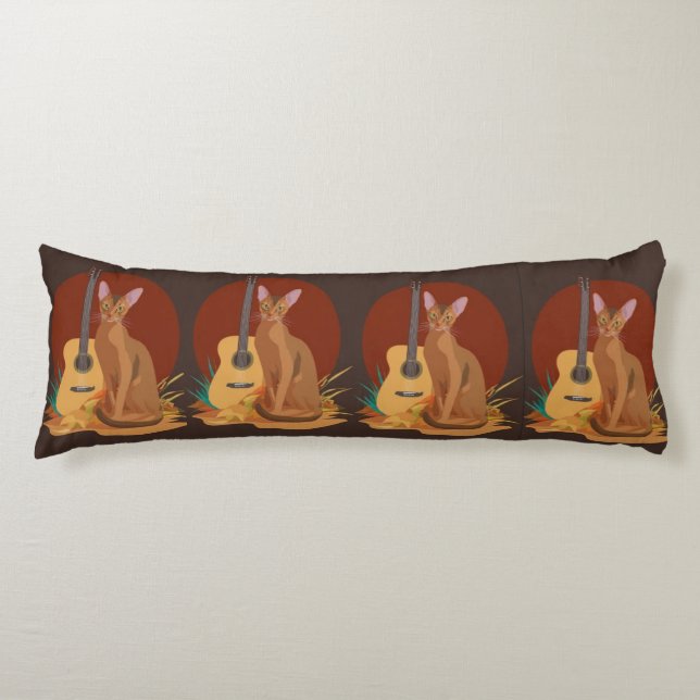 Autumn Serenade Cat Body Pillow (Front)