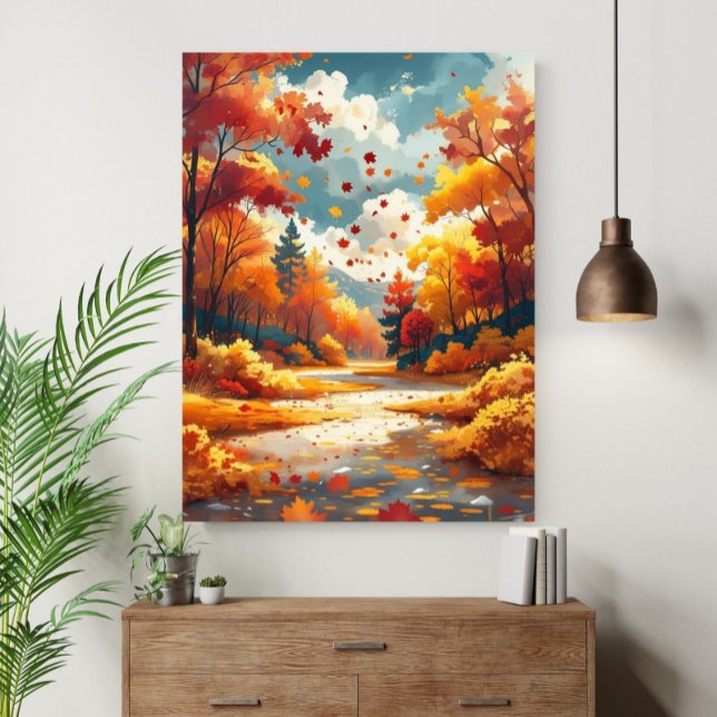 Autumn Serene Beautiful Nature Landscape Poster (Creator Uploaded)