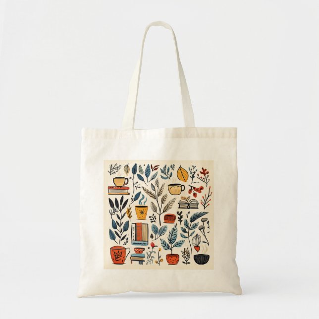 Autumn Serenity: Cosy Moments Tote (Front)