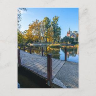 Autumn Serenity Vajdahunyad Castle in Budapest Postcard