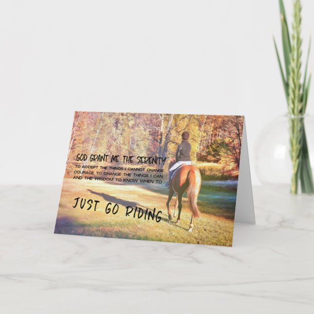 AUTUMN SHADOWS Greeting Card (Front)