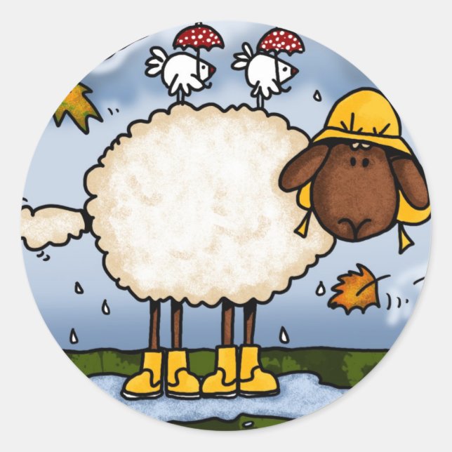 autumn sheep stickers (Front)