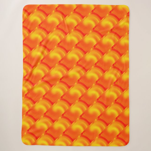 Autumn  sherpa blanket (Front)