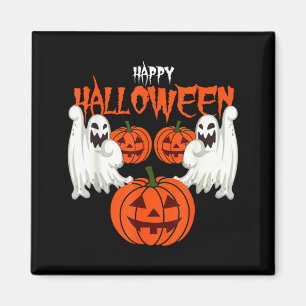 Autumn shirt with pumpkin face ghosts of autumn  magnet