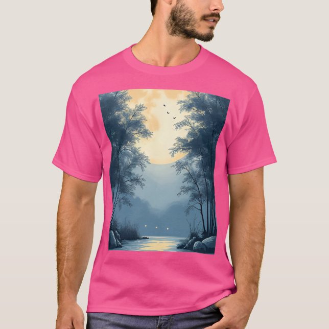 Autumn Silence in the Zen Garden T-Shirt (Front)