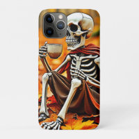 Autumn Skeleton Coffee Break Design